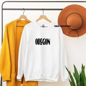 Oregon oversized Sweatshirt, college Sweatshirt, College Gift, pullover